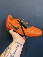 Nike Total 90 Shoot II FG Football Boots – Retro Y2K (Orange/Black)