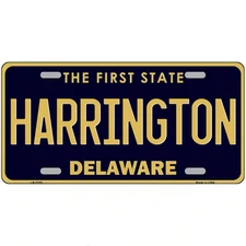 Harrington Delaware 24" X 12" Large Metal Sign