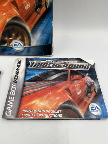 Need For Speed Underground Game Boy Advance, scatola originale, manuale, testato - Foto 4 di 11