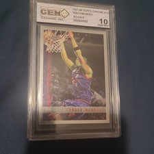 1997-98 Topps Chrome Tracy McGrady #125 GEM GRADING  98 GEM 10 Rookie RC HOF