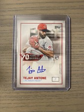 2021 Topps 70 Years of Baseball Auto Tejay Antone #70YA-TAN Auto