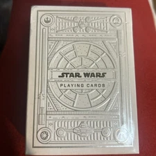 theory11 Star Wars Silver Special Edition White Light Side Premium Playing Cards
