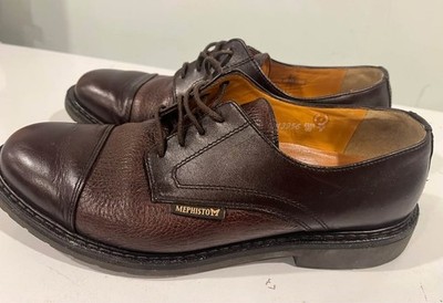 Mephisto Air Relax Leather Comfort Lace Up Men's Casual Brown Shoes - Size 9 /42