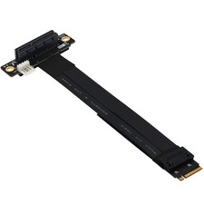 M.2 NGFF Key M To PCIe 3.0 4X Extension Cable 90 Right Angle Slot Riser