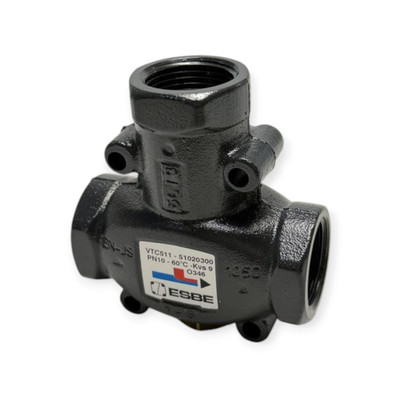 ESBE VTC511 51020300 Anti-condensation valve DN25 60°C Rp 1'' Kvs 9 for boilers
