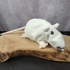 IKEA Gosig Minnen Ratta White Rat Mouse Rodent Stuffed Plush Animal Toy