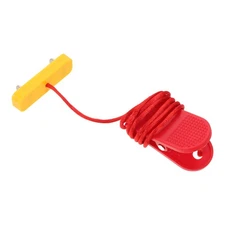 Treadmill Emergency Stop Key with Dual Plug Key Replacement