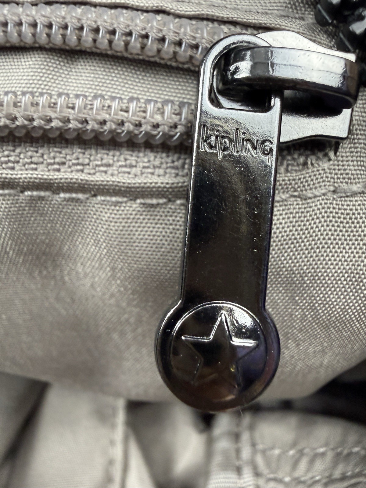 Kipling BlackNylon Mini Drawstring Backpack Front… - image 19