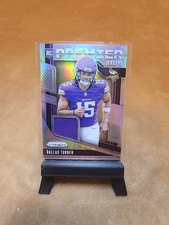 DALLAS TURNER- 2024 Panini Prizm Premiere Jerseys Silver Prizm Patch Vikings
