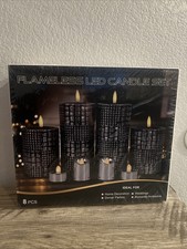 LED Flameless Candle Set with Remote New In Box