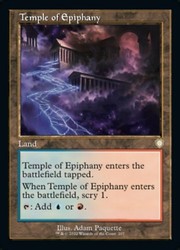 Temple of Epiphany (Retro Frame) #207 Commander: The Brothers' War MTG Rare
