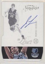 2012-13 Panini Signatures Die-Cut Jon Leuer #54 Auto 7v7