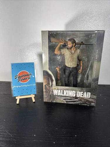 MCFARLANE RICK GRIMES THE WALKING DEAD 10 INCH DELUXE ACTION FIGURE Original Box