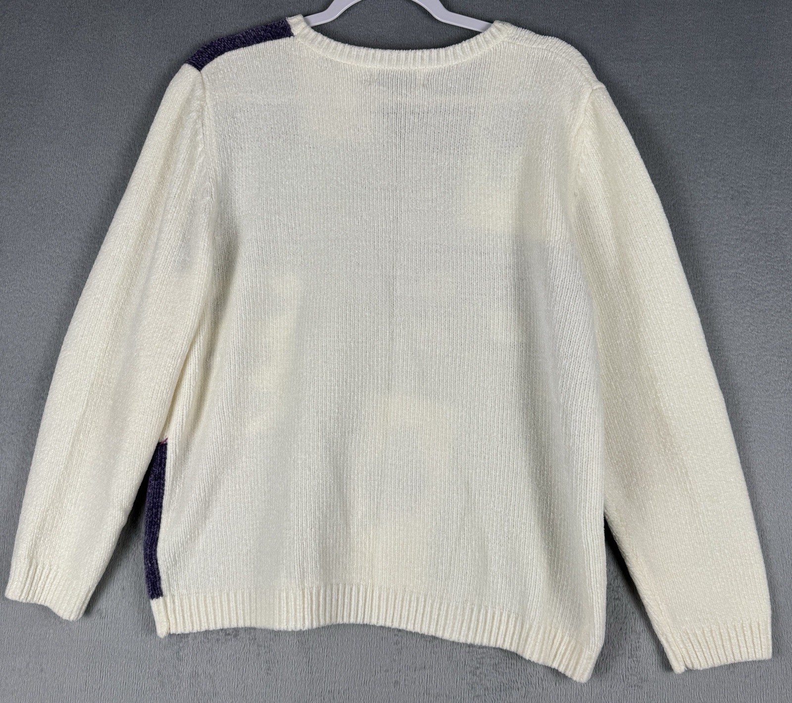 Alfred Dunner Cream Patchwork Medium Embroidered … - image 9