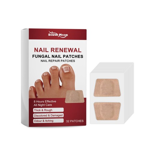 NAIL RENEWAL FUNGAL PATCHES NAIL REPAIR Thick&Rough Discolored&Damaged 32Pcs - Picture 16 of 16