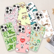 For iPhone Air 17 15 16 14 13 12 Shockproof Phone Case Custom Cute Cartoon Cover