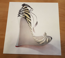 Inna Panasenko Bild, Coolness, 30 x 30cm, Kunstdruck auf Holz, High Heels