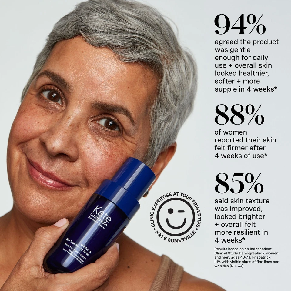 Kate Somerville Mega-A Skin Transforming Serum – Sérum antienvelhecimento com - Imagem 4 de 4