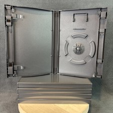 Lot of 5 Brand New Nintendo GameCube Empty Replacement Game Black Cases - Read