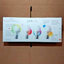 LIFX 4 Pack Mini Colour A19 E26 LED Light Bulb B22 Bayonet Cap A60 800 Lumens