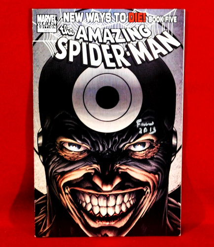 THE AMAZING SPIDER-MAN #572 VARIANT EDITION SIGNED BY ARTIST DAVID FINCH