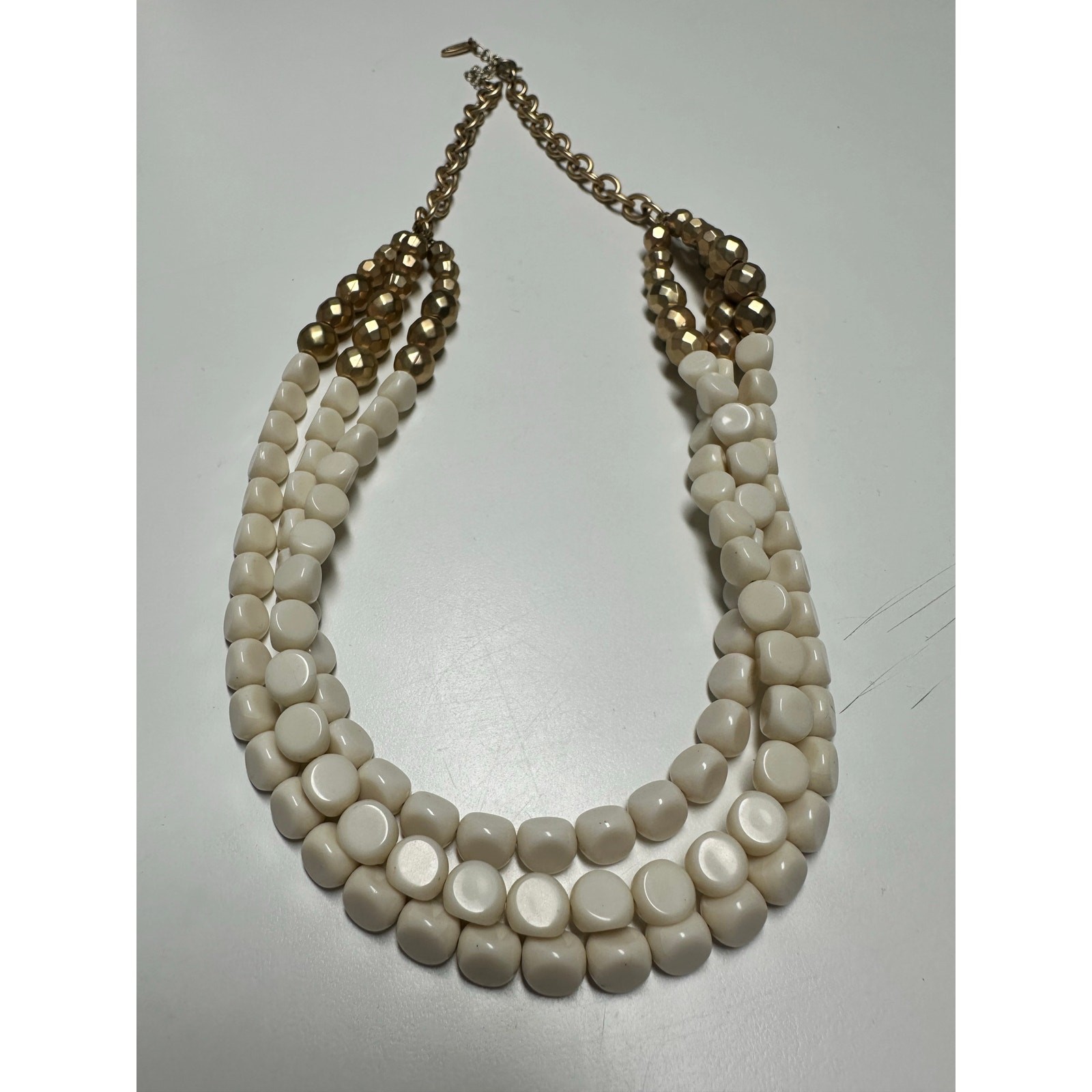 Plunder Multi-Strand Beaded Statement Necklace in… - image 1