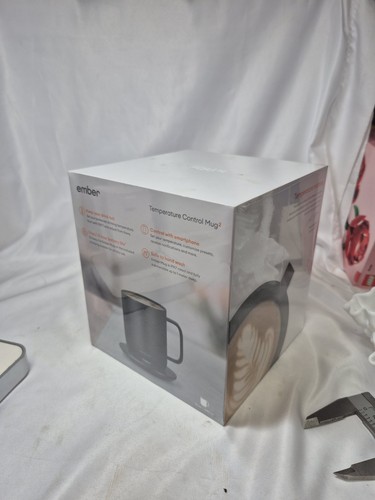Ember 10 oz. Temperature Control Smart Mug 2 - Black - Fast Shipping - Sealed - Picture 2 of 2