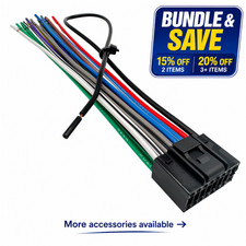 WIRE HARNESS FOR KENWOOD KDC-X796 KDC-X696 Car Receiver