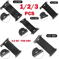 1/2/3Pc For PCI-E 3.0/4.0 16x Riser Cable Graphics Card Extension Cables NEW