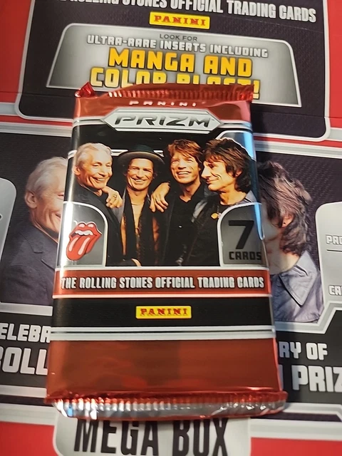 (1) Pack 2024 Panini Prizm The Rolling Stones Trading Cards Hobby
