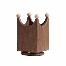 Revolving Pen Holder Compact Rotating Desk Organizer Rotating for Study, Artists