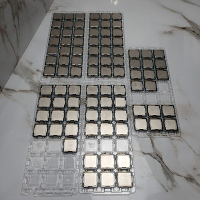 (Lot of 90) Intel 3rd Gen Core i3 i5 i7 Desktop CPUs   Mixed B Grade Lot READ