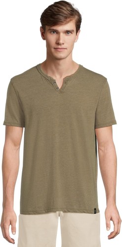 Lucky Brand Men's Venice Burnout Notch Neck Tee Medium, Dark Olive | eBay