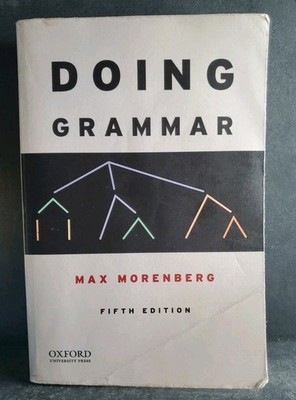 Doing Grammar Max Morenberg 5th Edition Oxford English Grammar Textbook