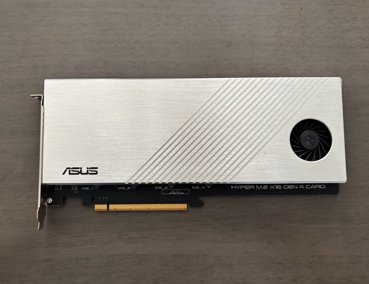 ASUS Hyper M.2 X16 Gen 4 PCI Express PCIe 4.0 Expansion Card