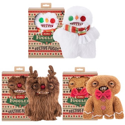 Fuggler Funny Ugly Teeth Monsters Plush Toy FESTIVE FUGGS Series