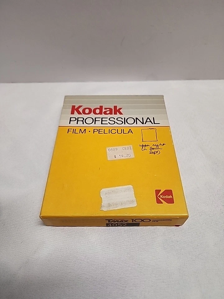 Kodak TMAX 100 Professional 4x5 Sheet Film x 25 TMX 4052 Expired 12/1990 Sealed - Image 4 of 4