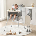 High Chair for Babies & Toddlers, Portable & Foldable Baby Feeding Chair with Re