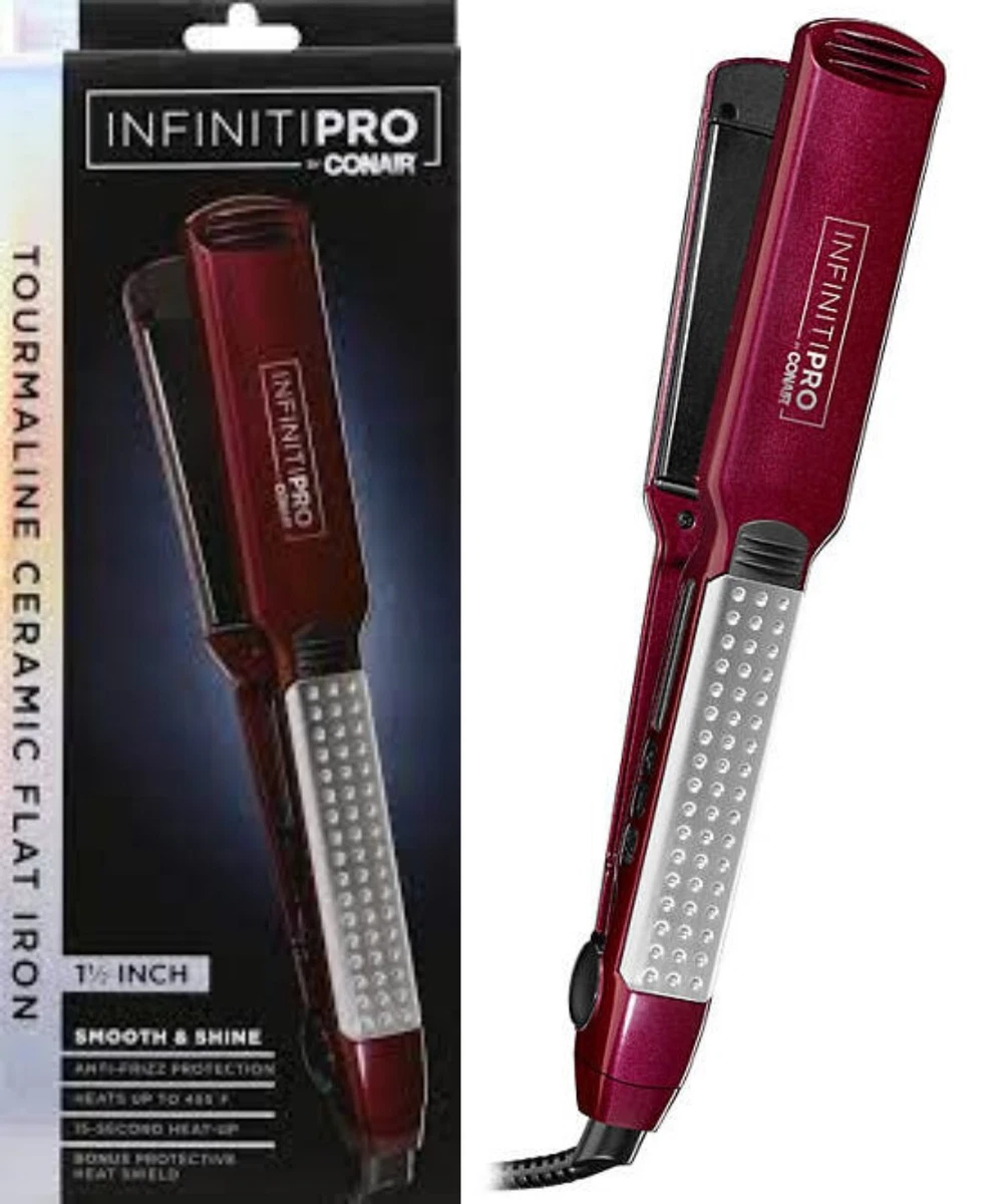 INFINITIPRO BY CONAIR Tourmaline Ceramic Flat Iron 455 F 1 1 2 eBay