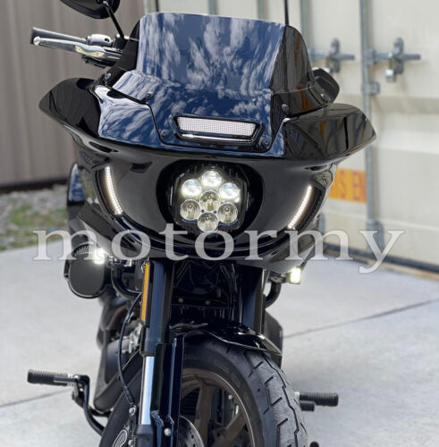 LED Fairings Vent Amber Light For Harley Softail Low Rider ST FXLRST 2022-2024 - Picture 2 of 13