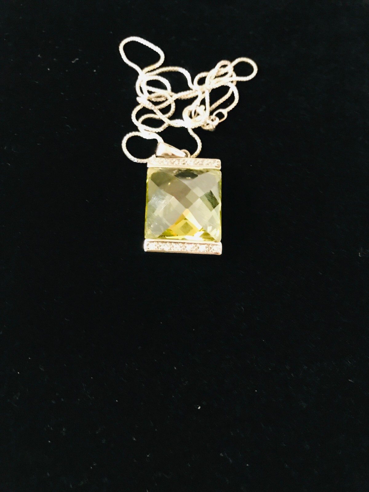 925 STERLING SILVER OPULENT LEMON QUARTZ  PENDANT… - image 4