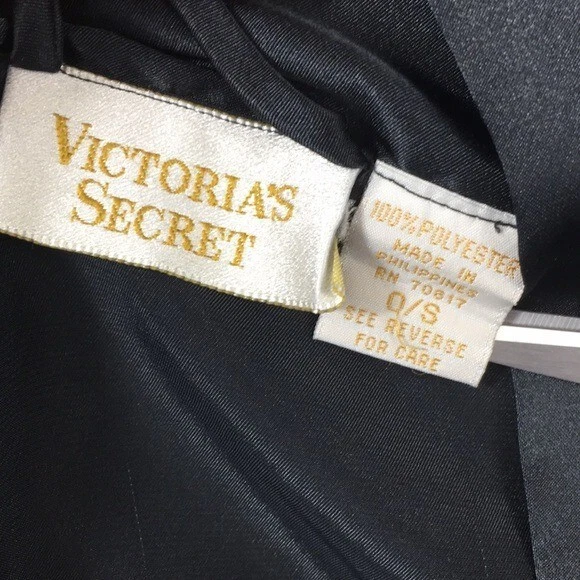 UNDERCOVER Abito da notte Victoria's Secret vintage nero abito donna taglia unica manica lunga