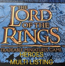 LORD OF THE RINGS Combat Hex Miniature War Game HEROES Multi Listing Sabertooth