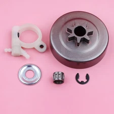 .325 7T Clutch Drum For Stihl MS251 MS 251 w Washer E-clip Bearing Oil Pump Kit