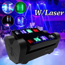 180W RGBW Laser Spider Moving Head LED Stage Light Beam DMX Disco Party DJ Light