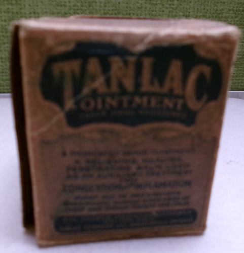 VINTAGE TANLAC OINTMENT MEDICATED VAPOR TREATMENT-INSTRUCTIONS INCLUDED