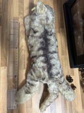 Plush Toy Steiff Vintage Lying Cat Made in Germany with Ear Tag