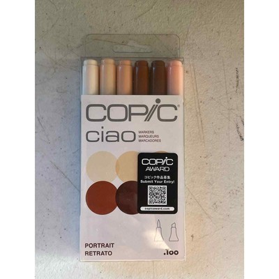 Copic Markers Ciao Portrait