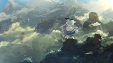 Landscape art anime girls touhou hinanawi Custom Gaming Mat Desk