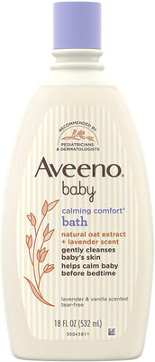 Aveeno Baby Calming Comfort Bath & Wash with Relaxing ...
